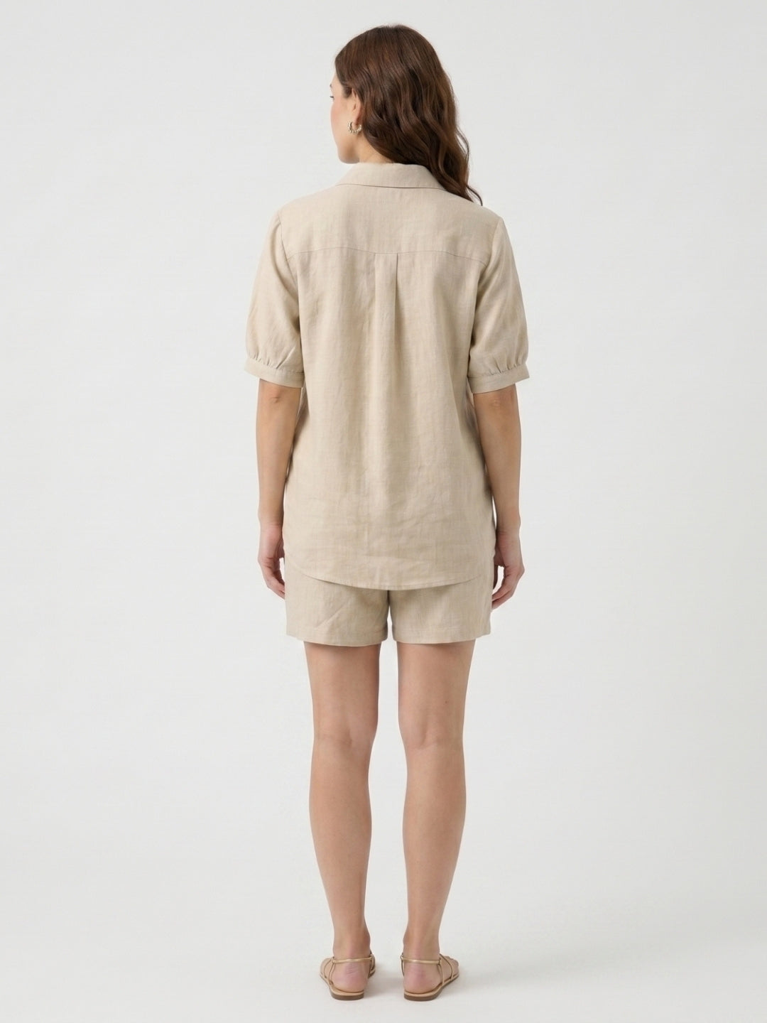 Relaxed Linen Shorts