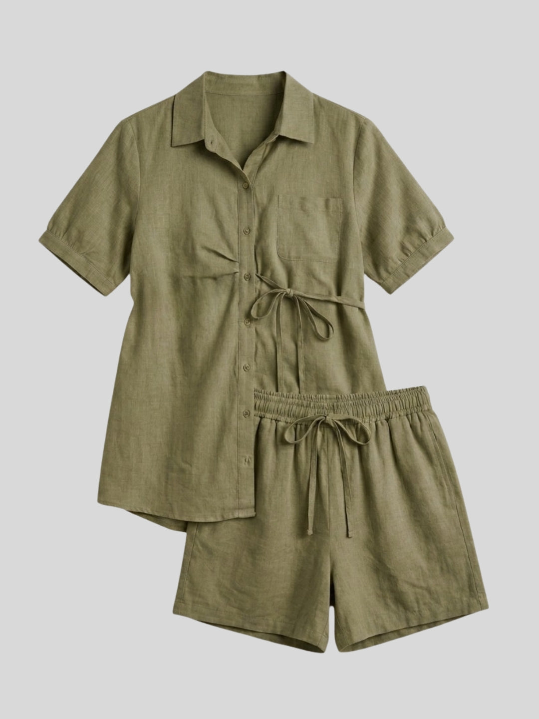 Relaxed Linen Shorts