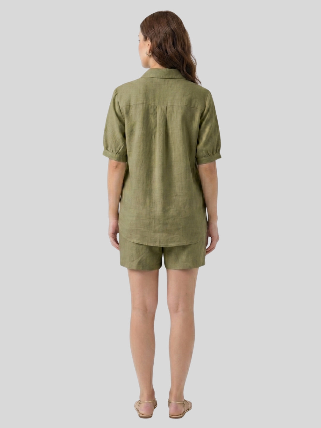 Relaxed Linen Shorts