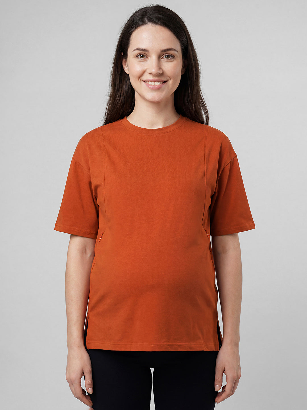 Double Zip Nursing Top