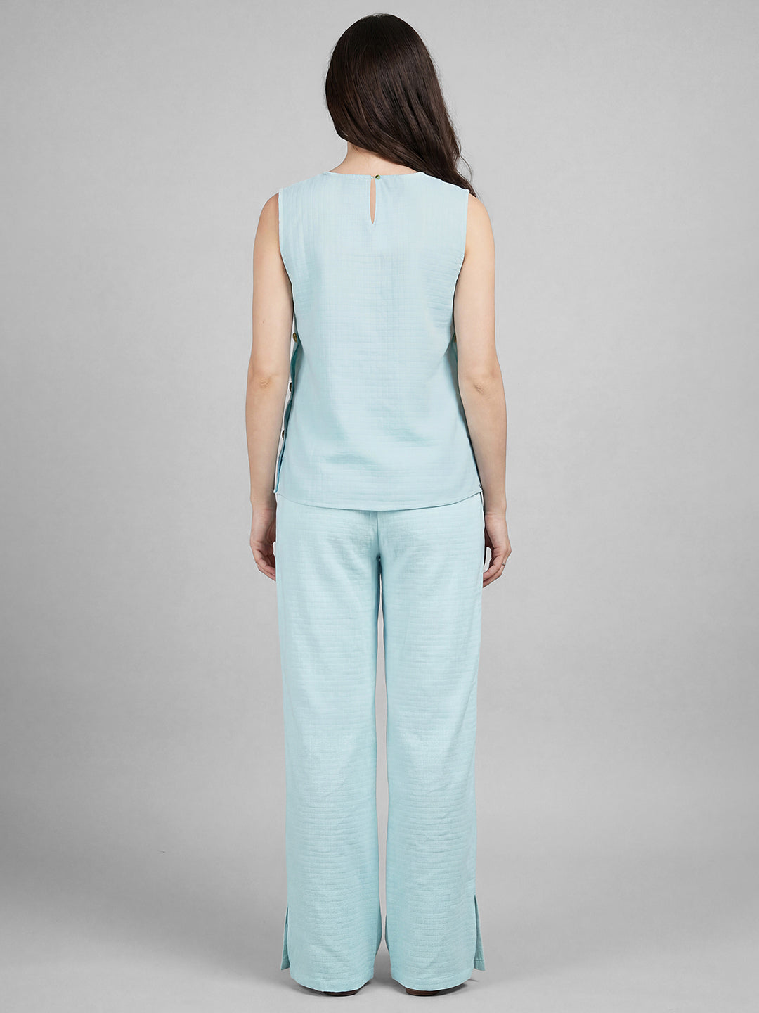 Side-Buttoned Nursing Co-Ord - Pants