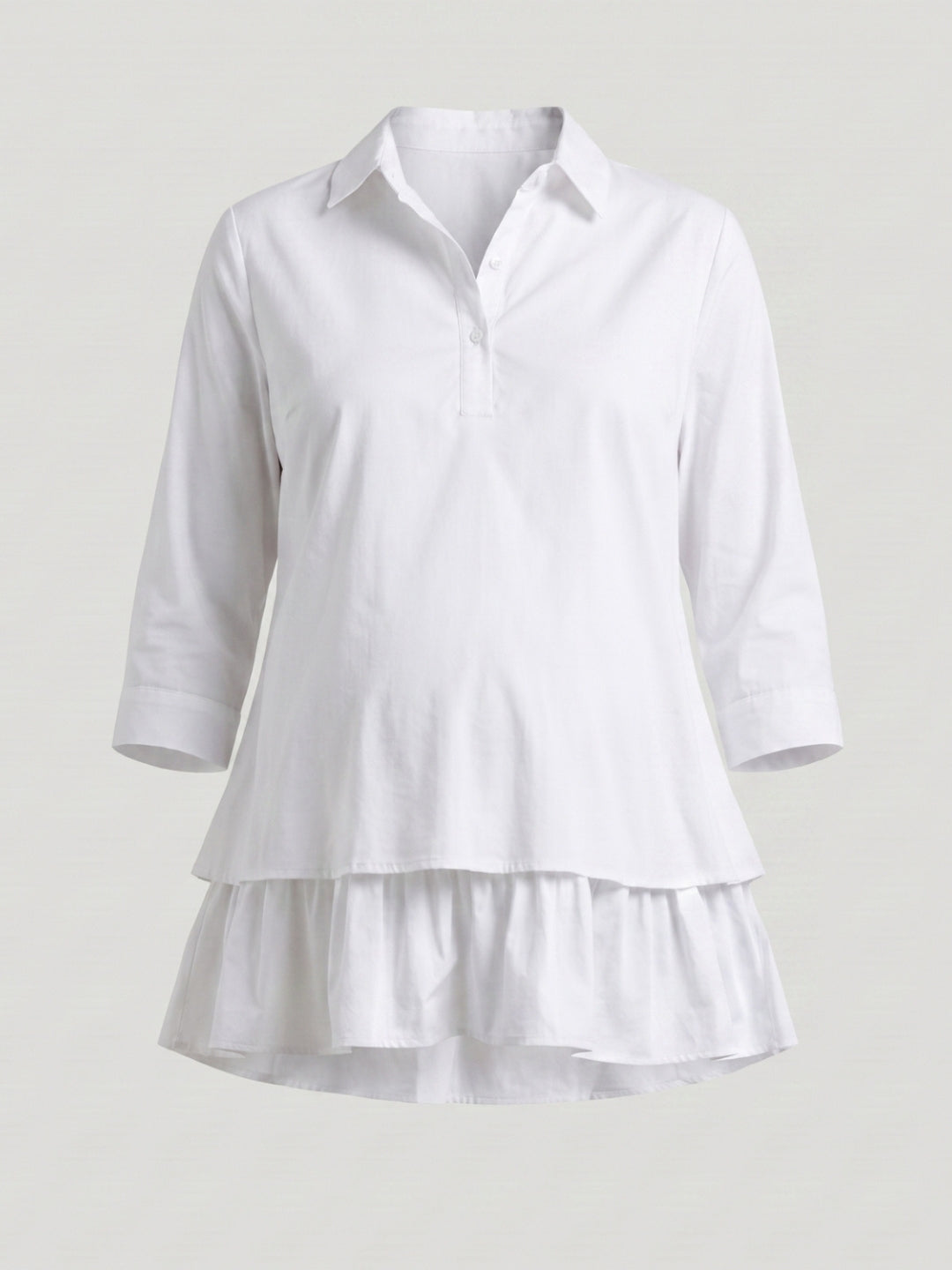 Layered Bloom Top - White