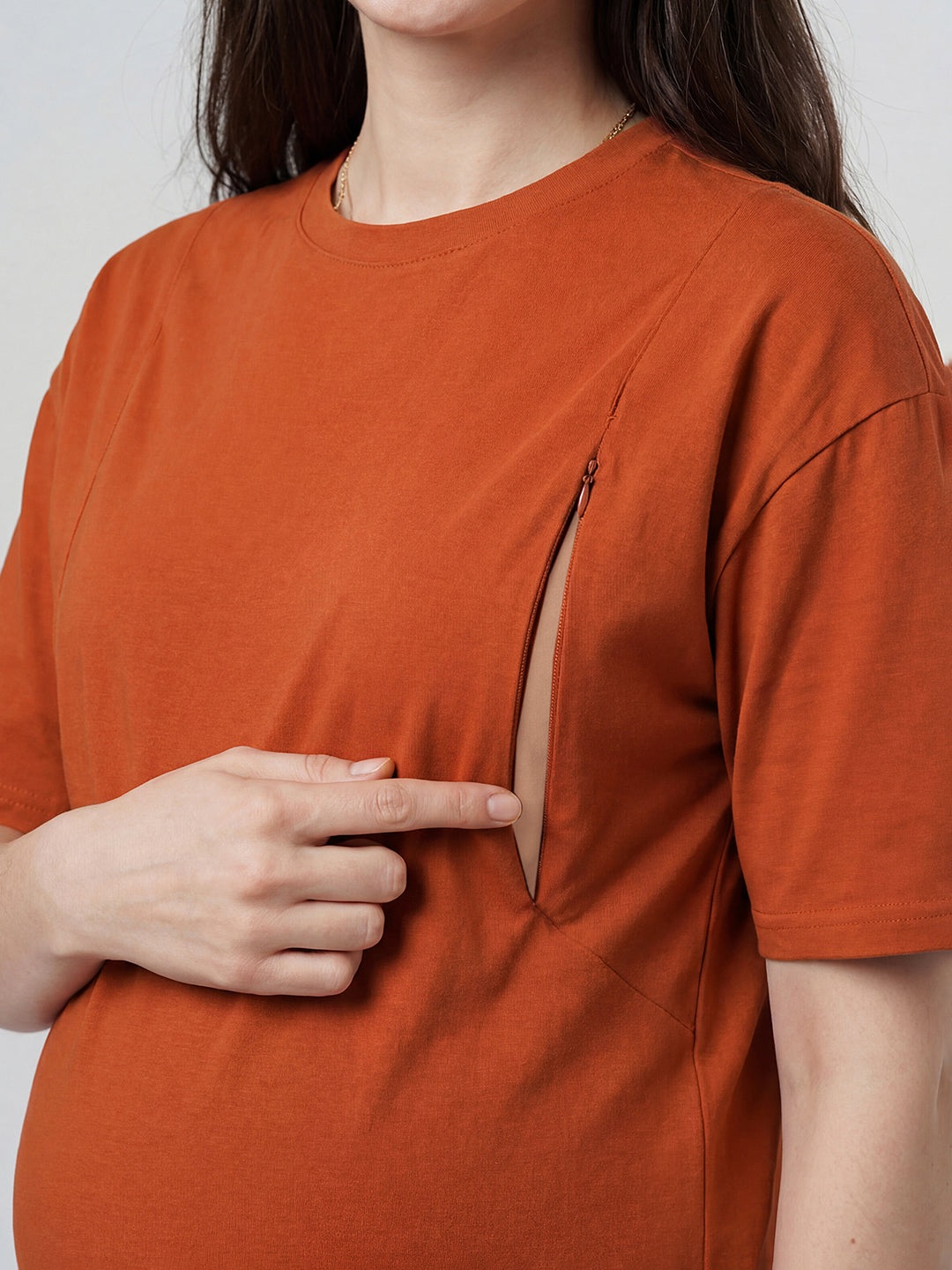 Double Zip Nursing Top
