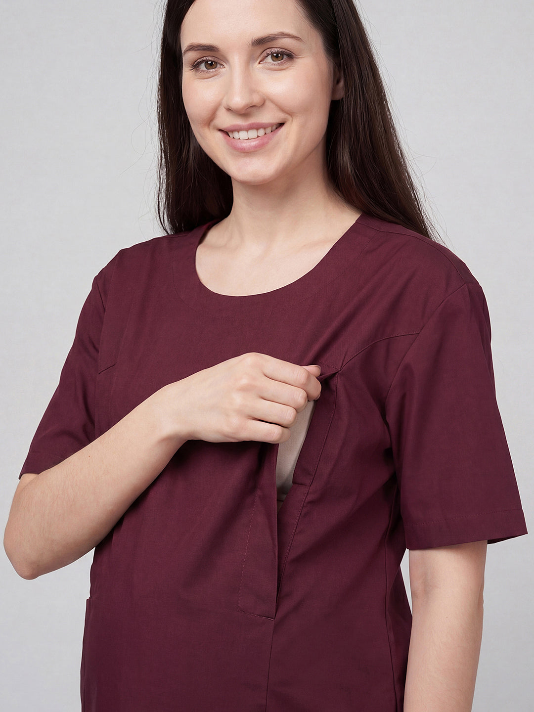 Magnetic Snap Nursing Tee