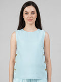 Side-Buttoned Nursing Co-Ord - Top