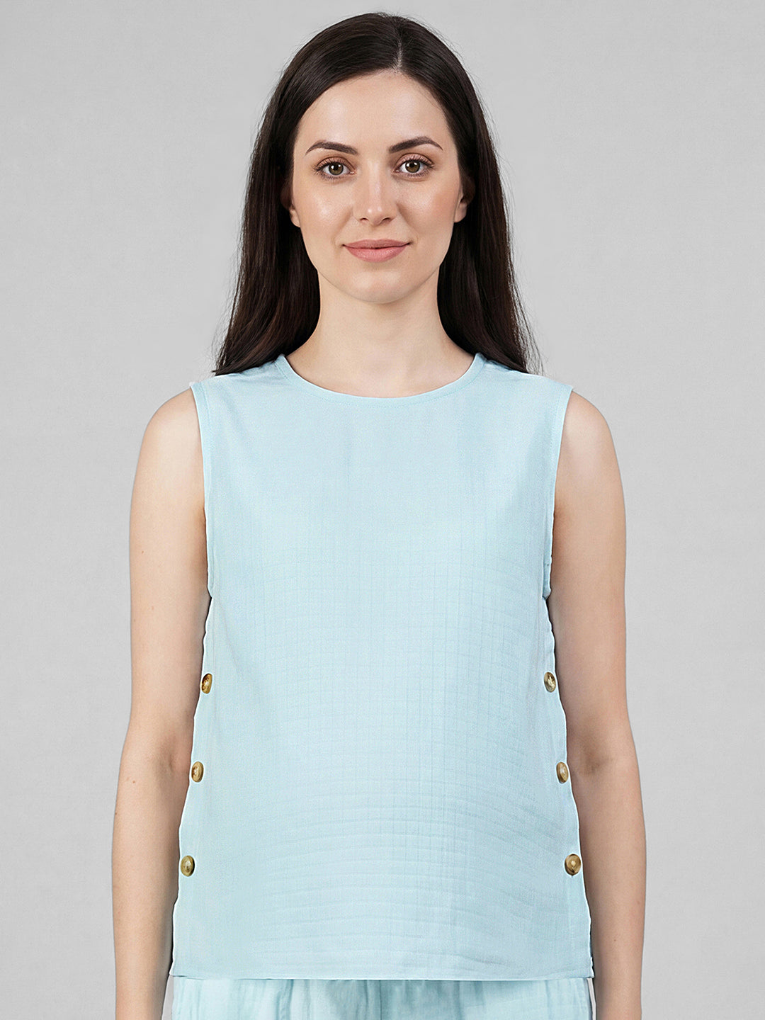 Side-Buttoned Nursing Co-Ord - Top