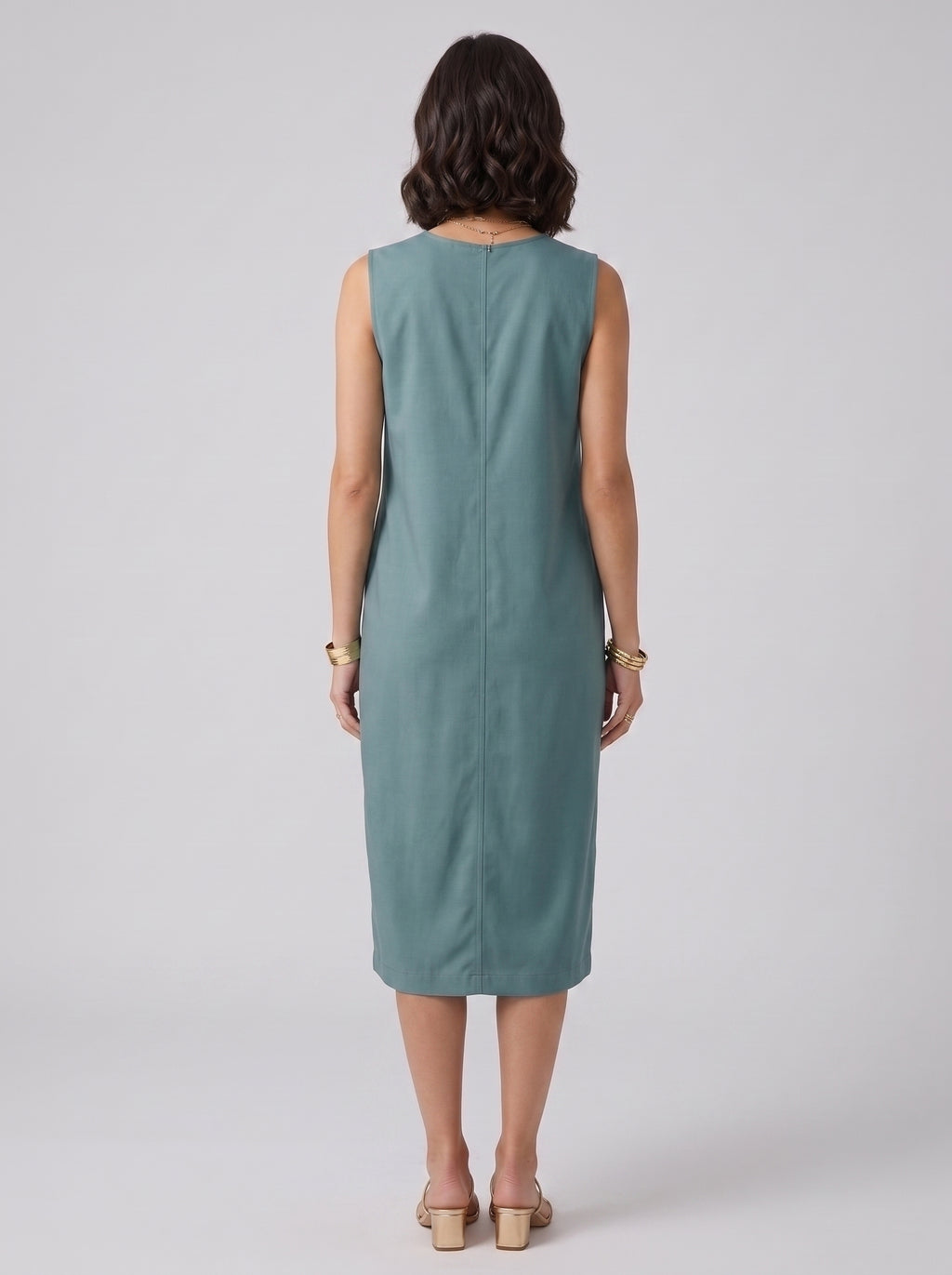 Cocoon Dress - Green
