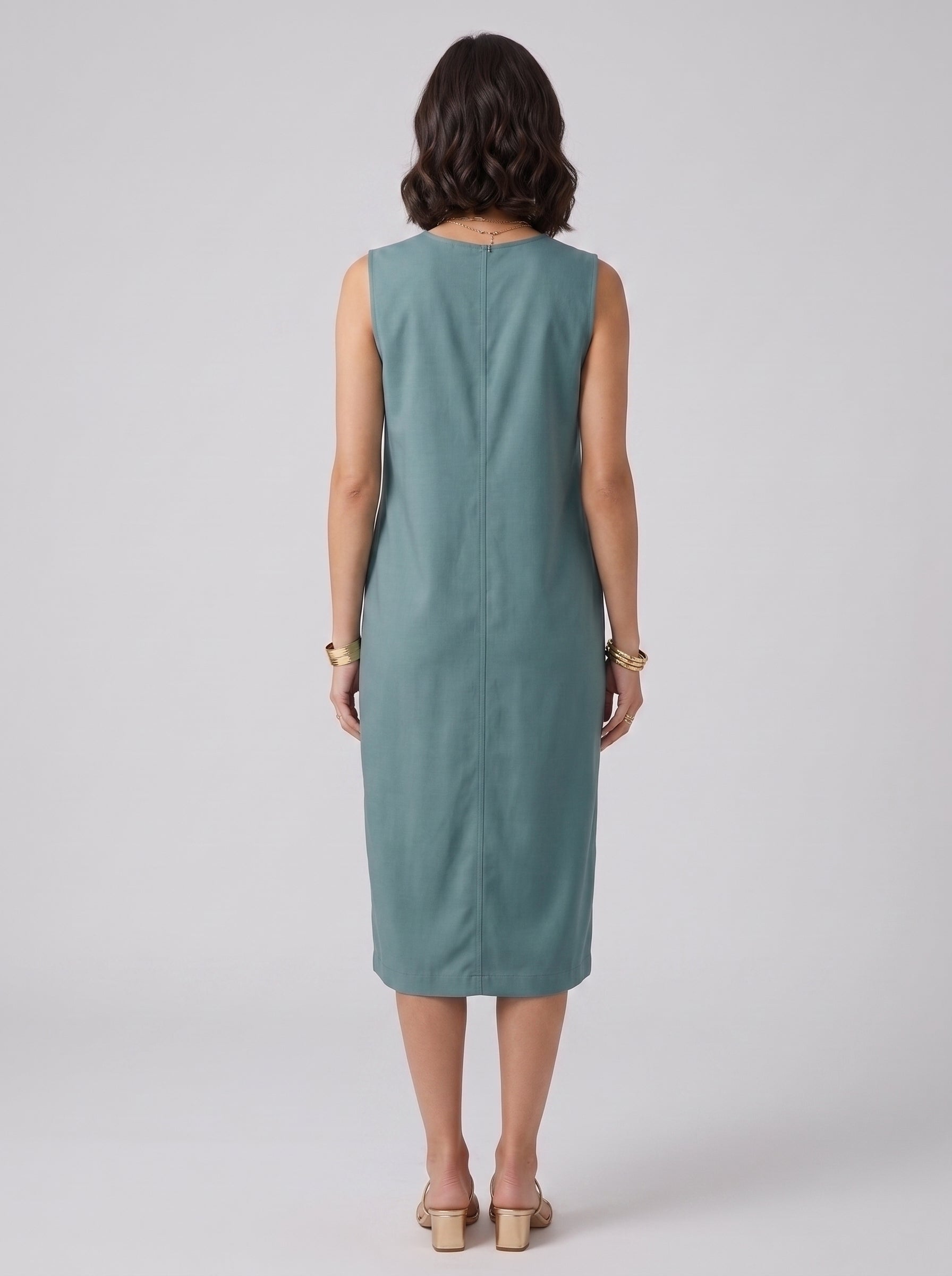 Cocoon Dress - Green