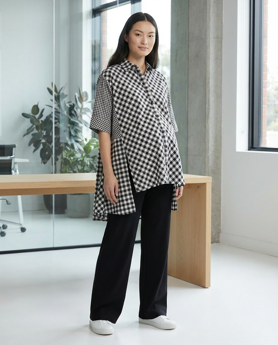 Oversized High-Low Shirt