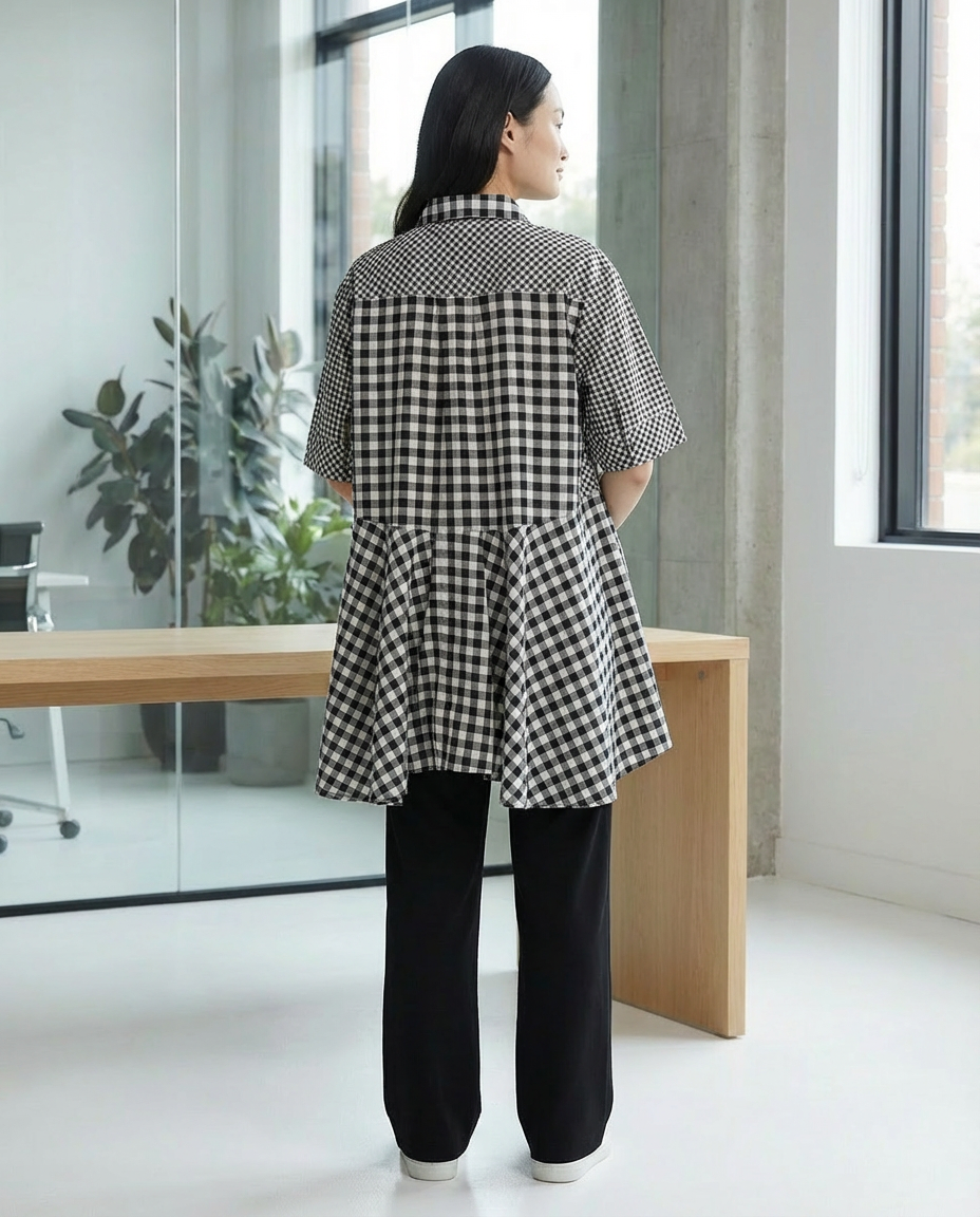 Oversized High-Low Shirt