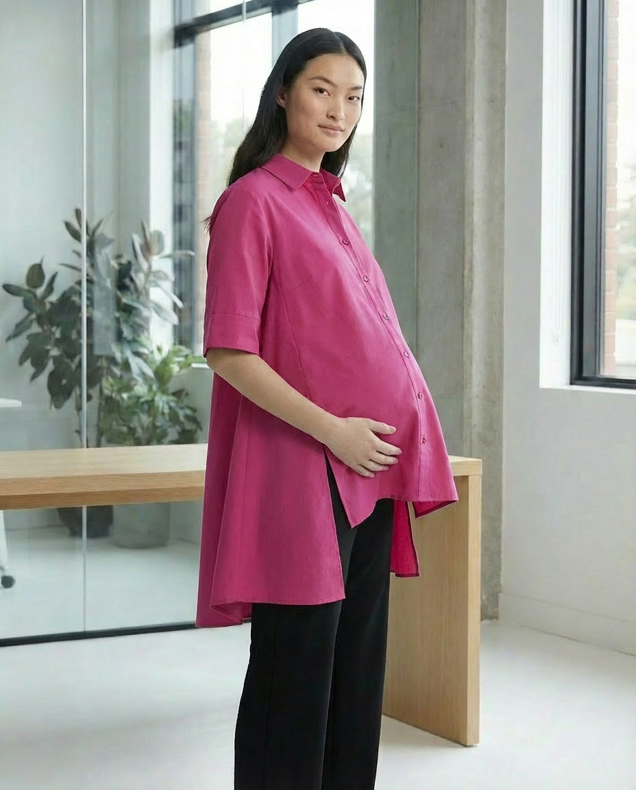 Oversized High-Low Shirt