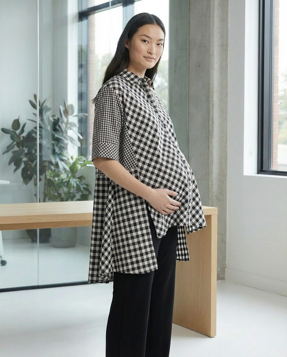 Oversized High-Low Shirt