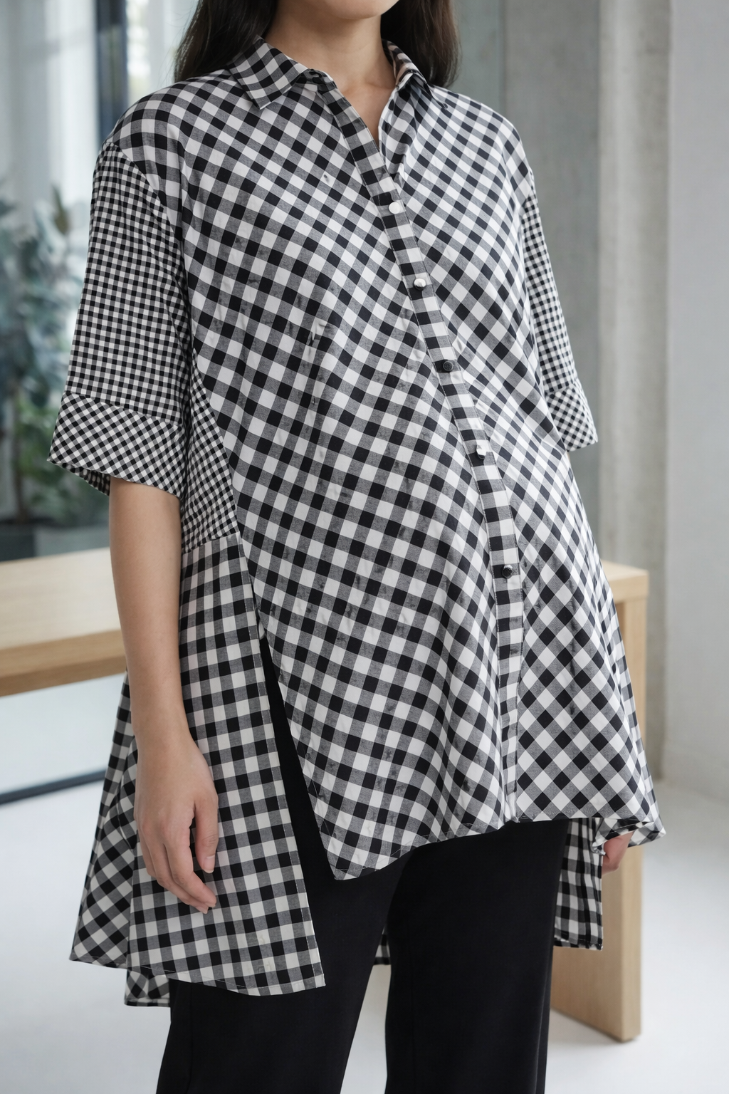 Oversized High-Low Shirt