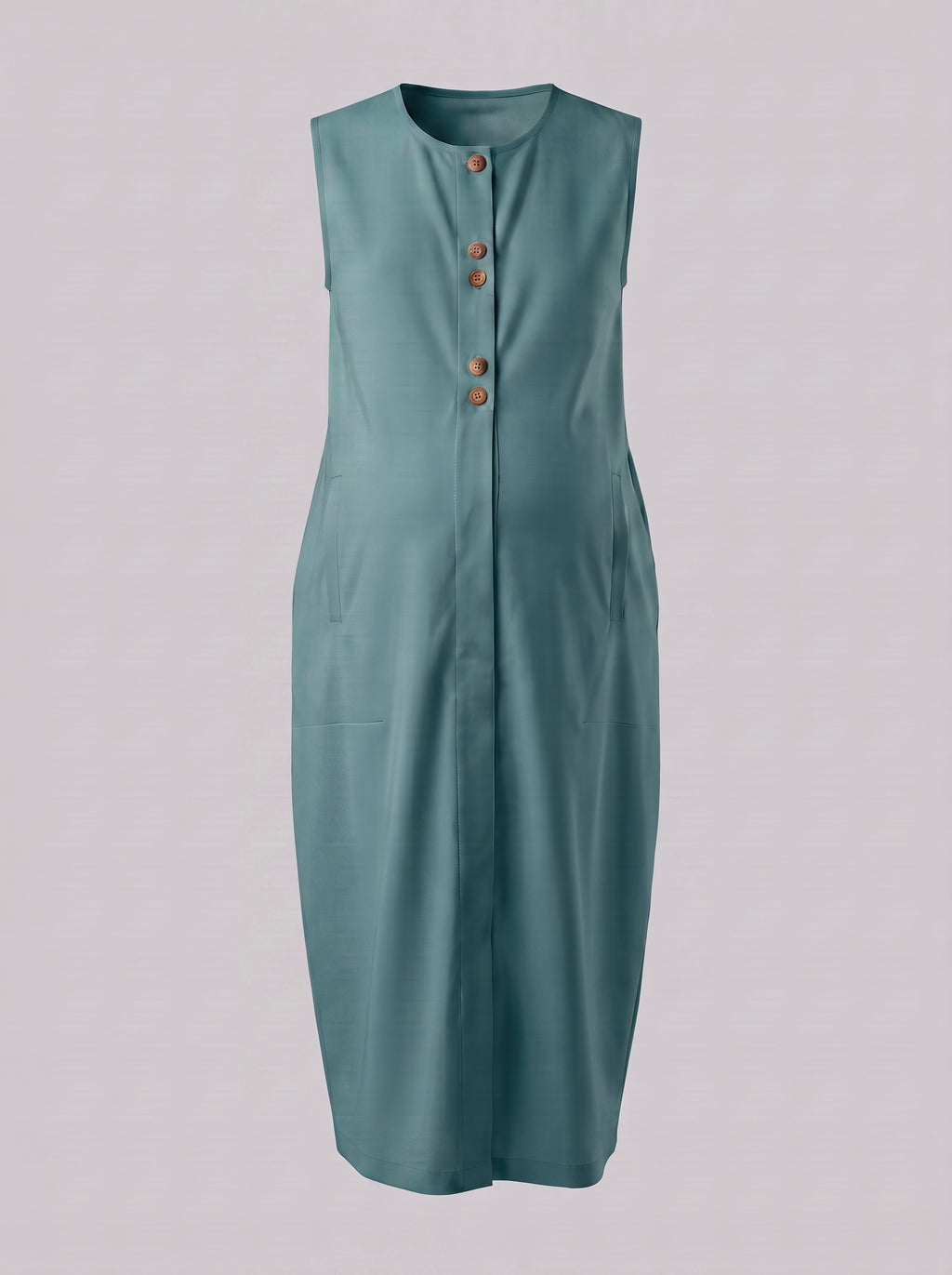 Cocoon Dress - Green