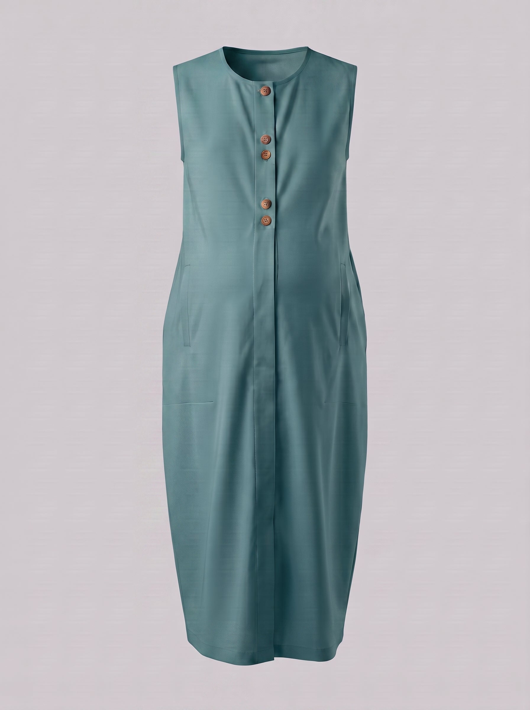 Cocoon Dress - Green