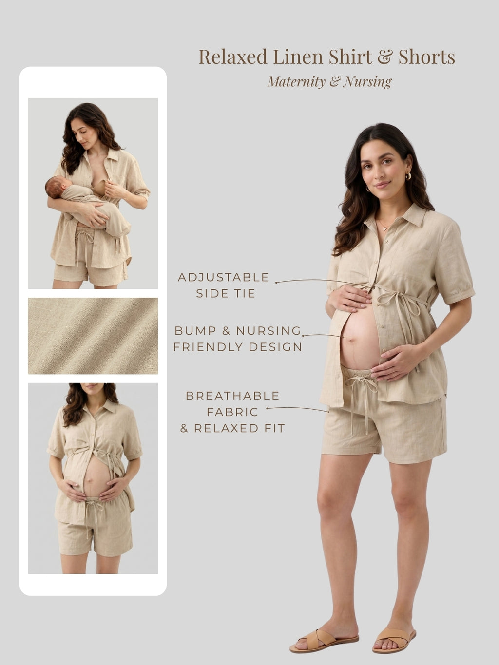 Relaxed Linen Shorts