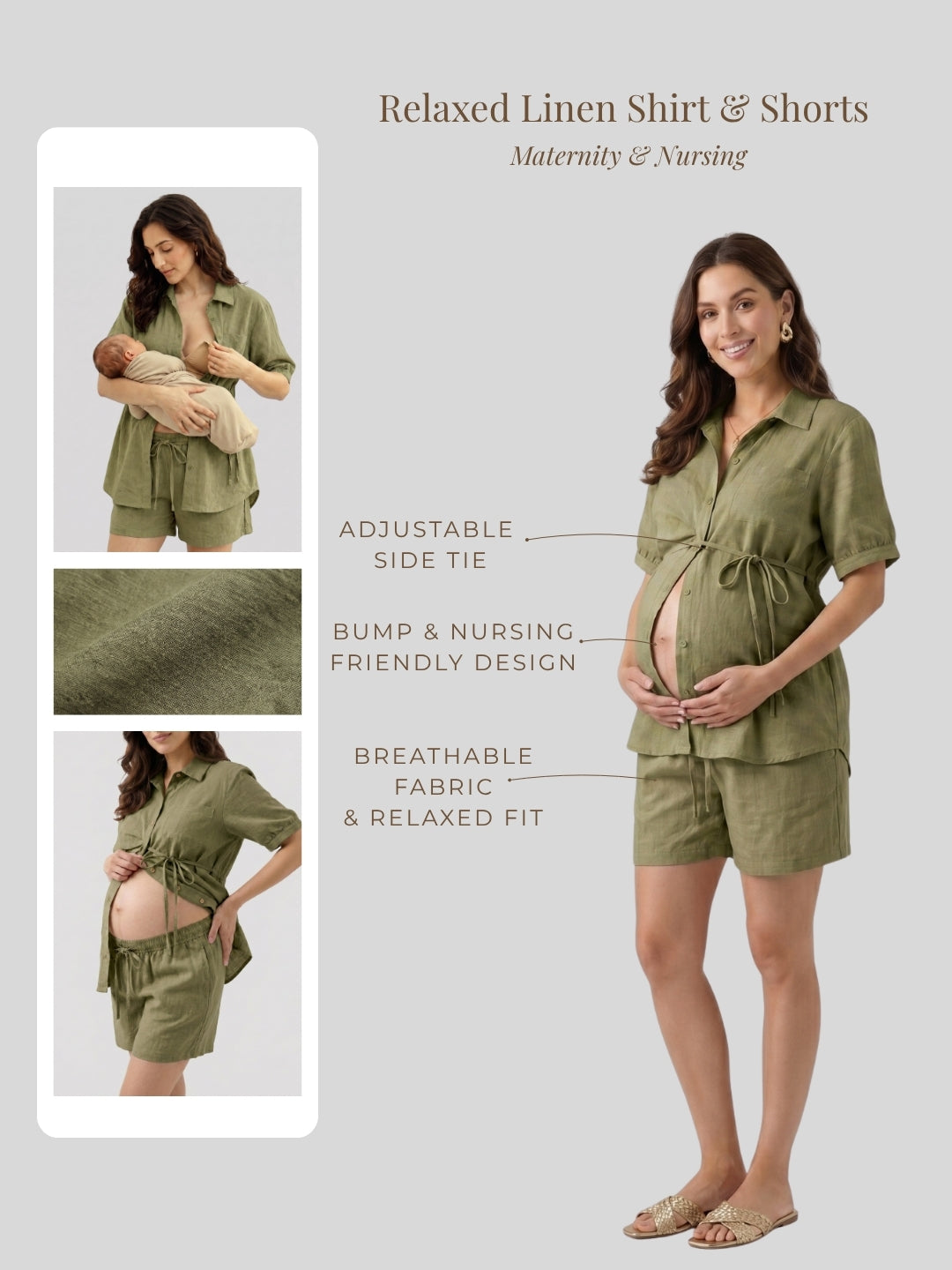 Relaxed Linen Shorts