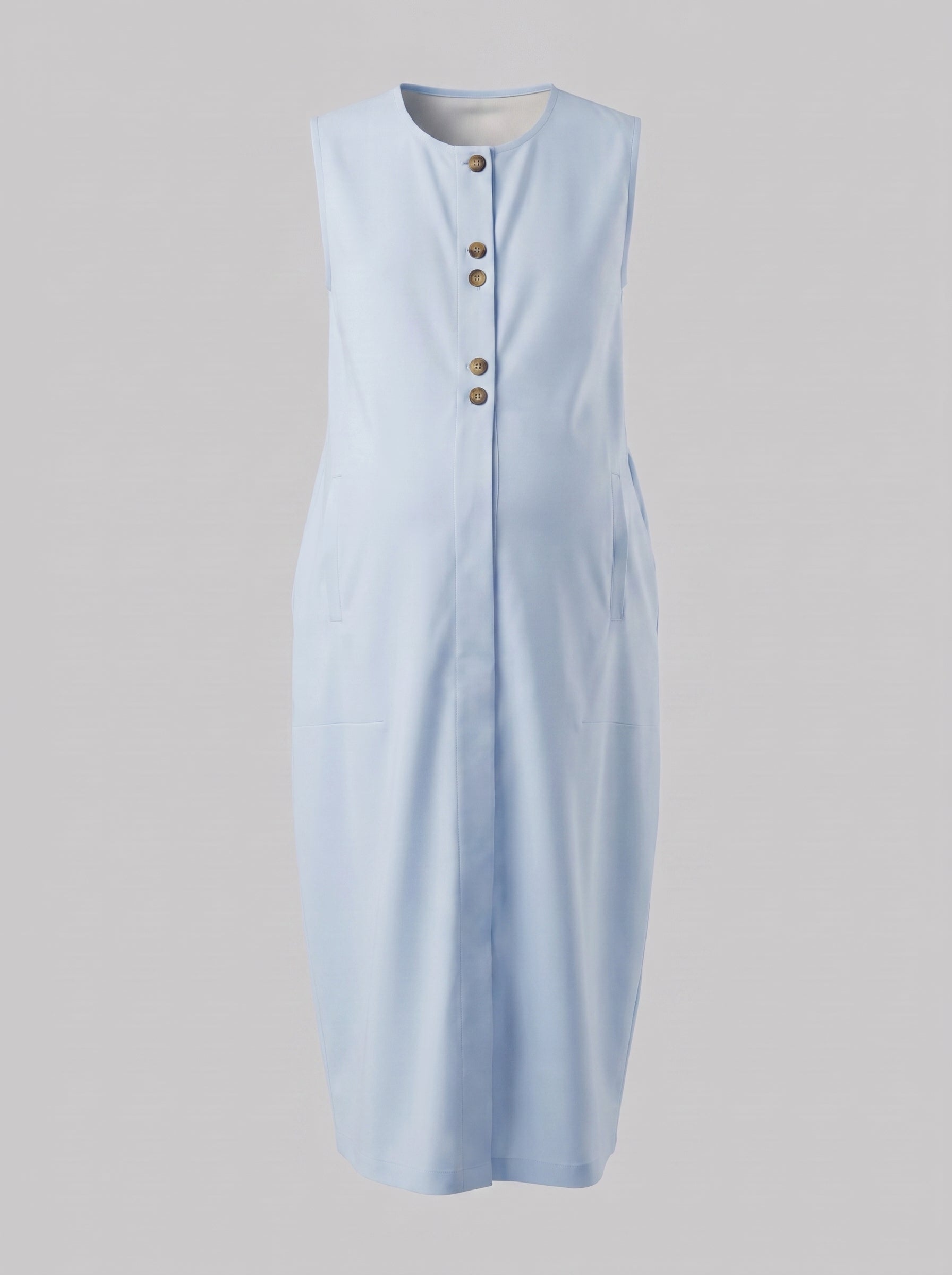 The Cocoon Dress - Sky Blue