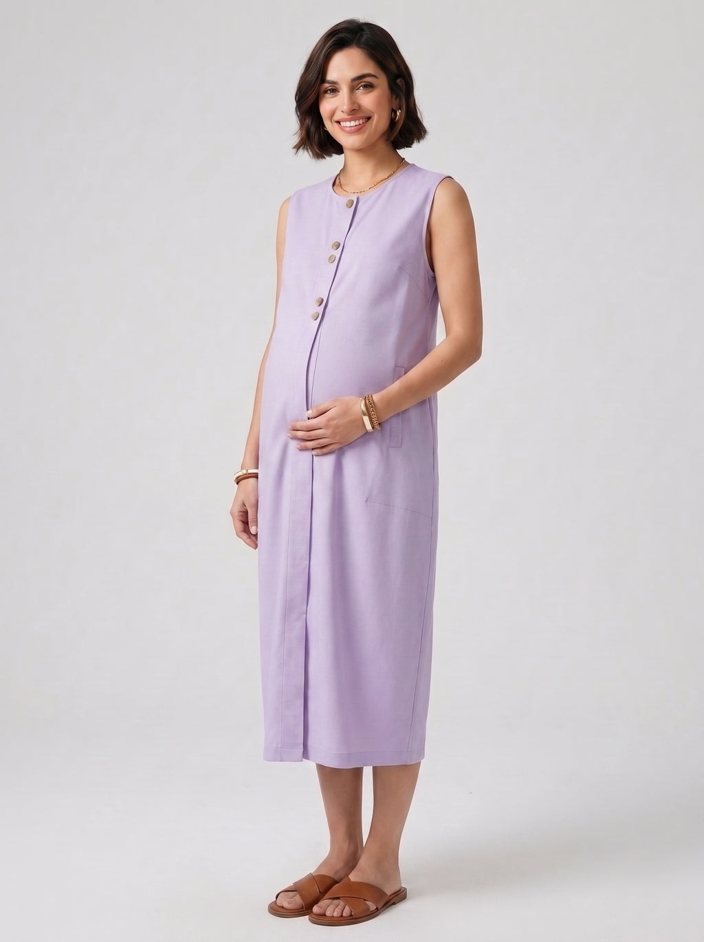 Cocoon Dress - Lavender