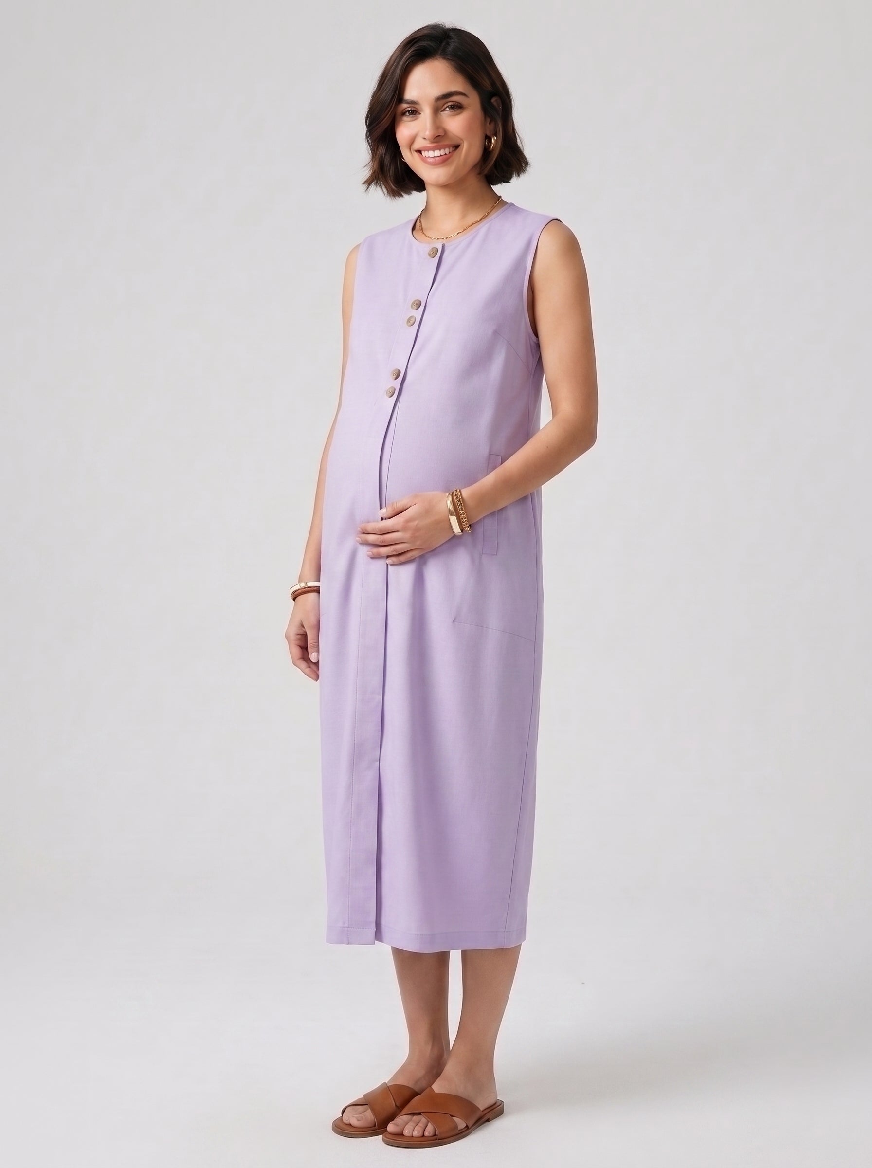 Cocoon Dress - Lavender