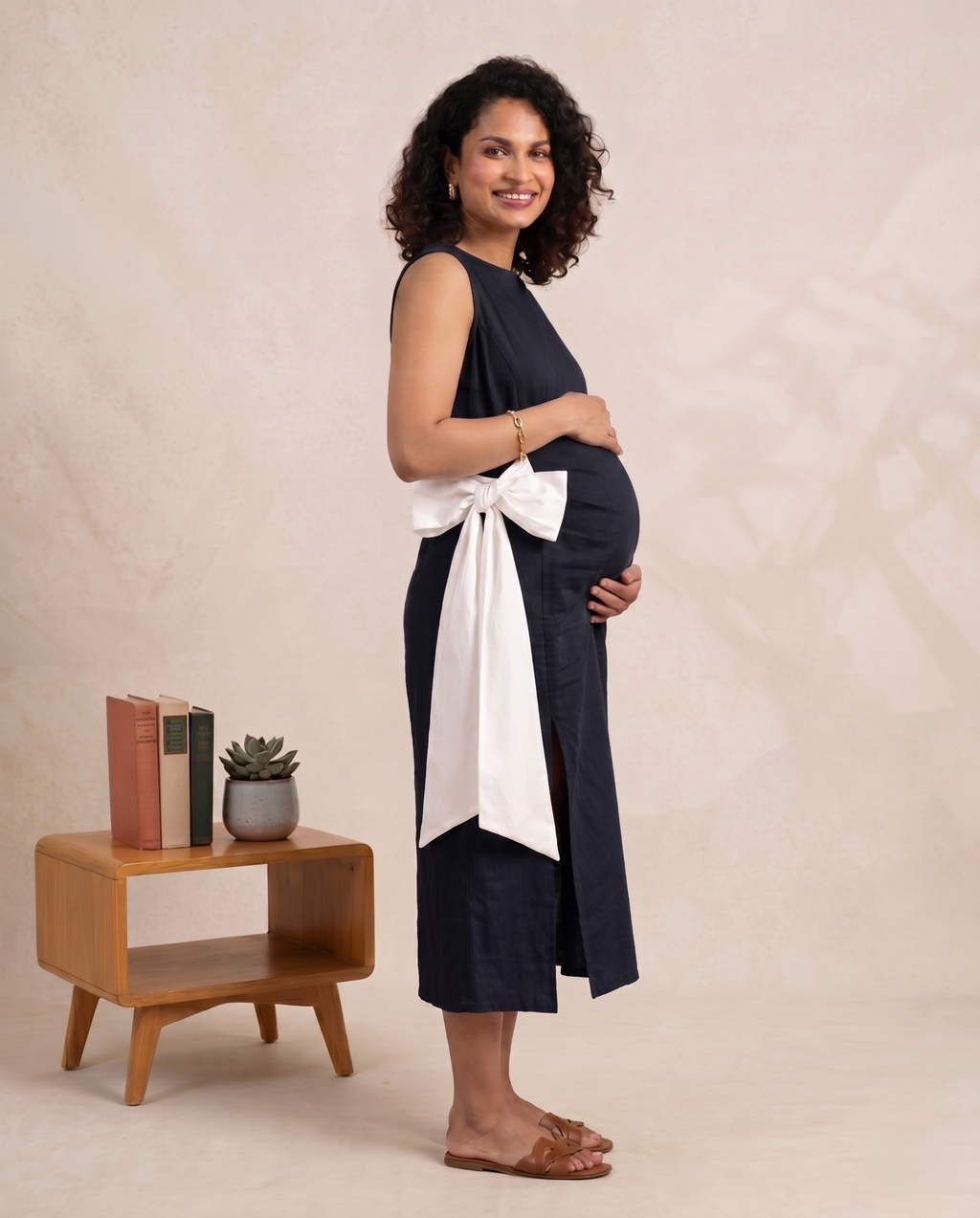 Side Bow-Tie Dress